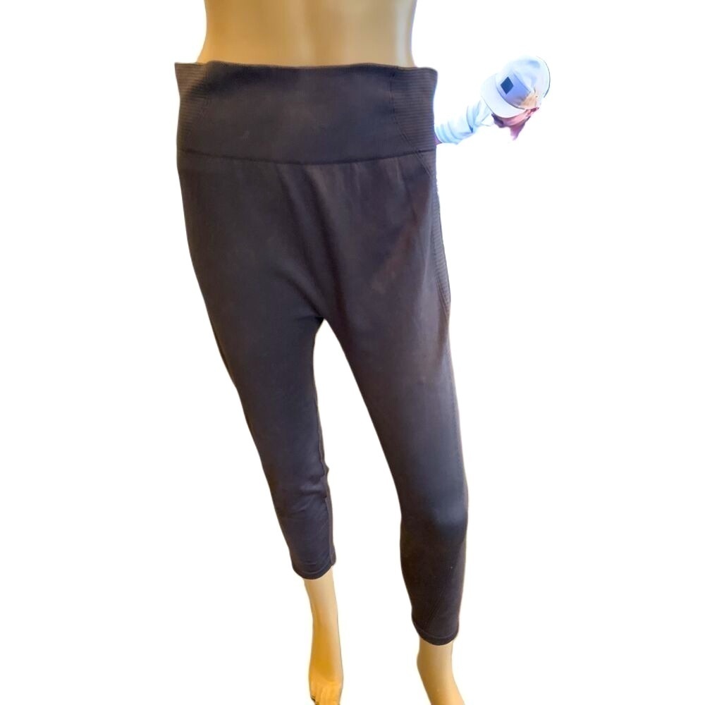 Aerie Brown High Waisted Capri Stretch Comfort Leggings Size‎ Extra Large